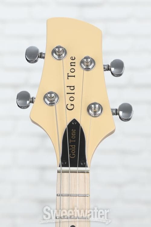 Gold Tone GME-4 4-string Solidbody Mandolin - Cream 5