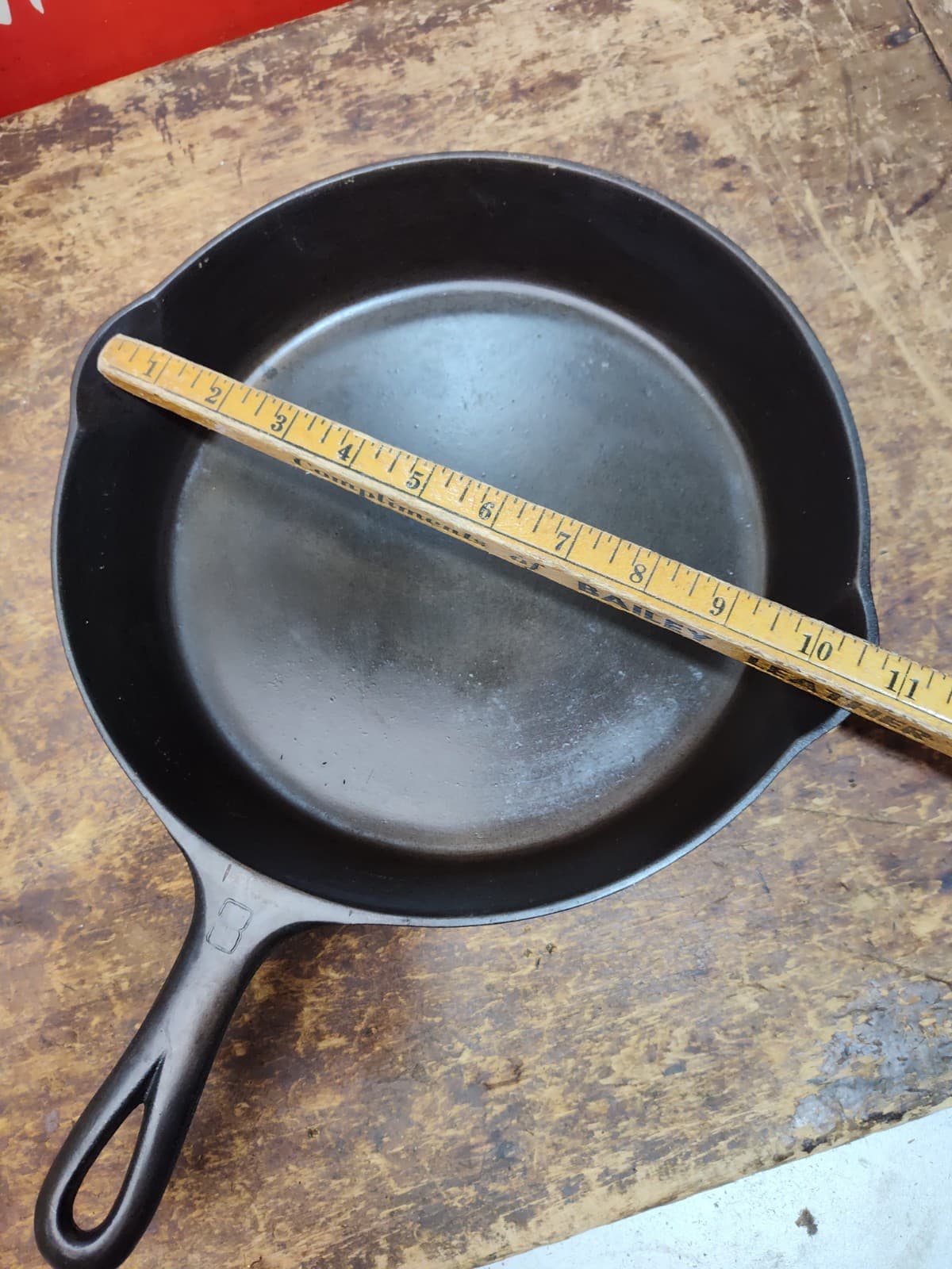 "Fully Restored" GRISWOLD Cast Iron Skillet Pan Small Logo 10" Seasoned Flat 6