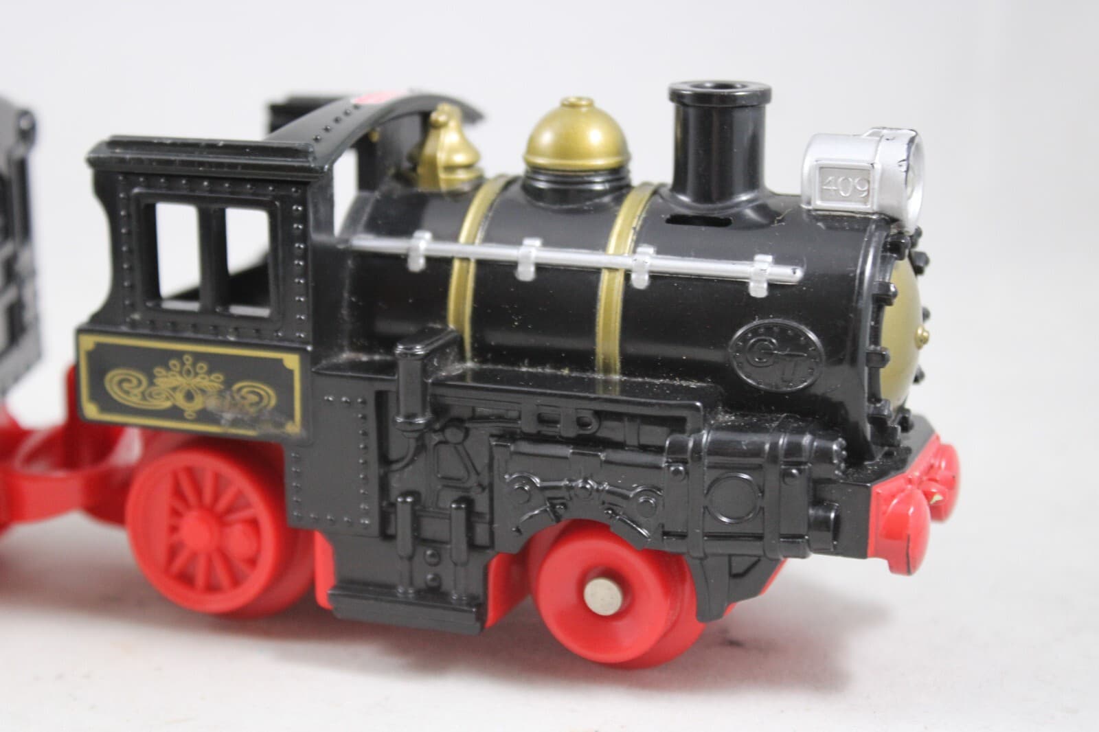 Fisher Price GeoTrax Most Generous Team Sheffield Jenkins Black Engine & Car 2