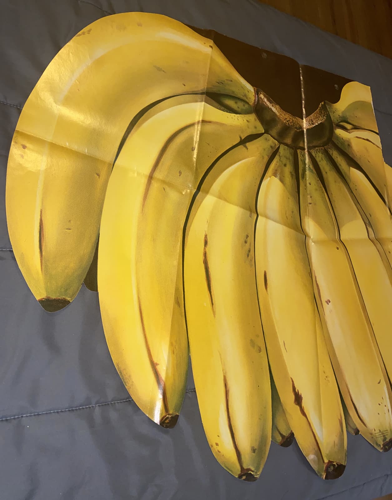 Auth VTG Bananas Poster Standard Fruit Steamship Co Grocery Display Ad Sign Prop 5