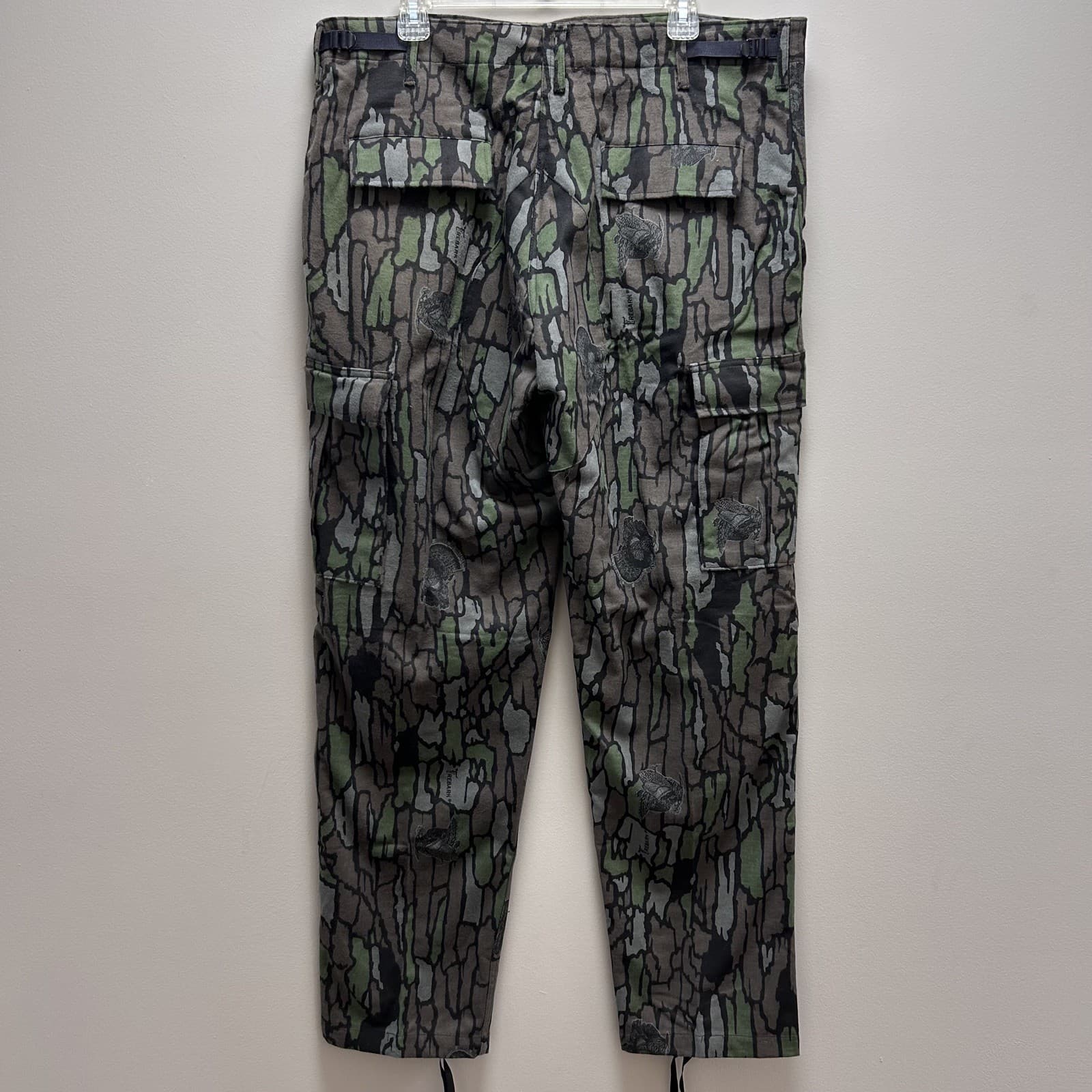 Trebark Turkey Camo Hunting Vintage Shirt Cargo Pants Set Cotton Large Long 5