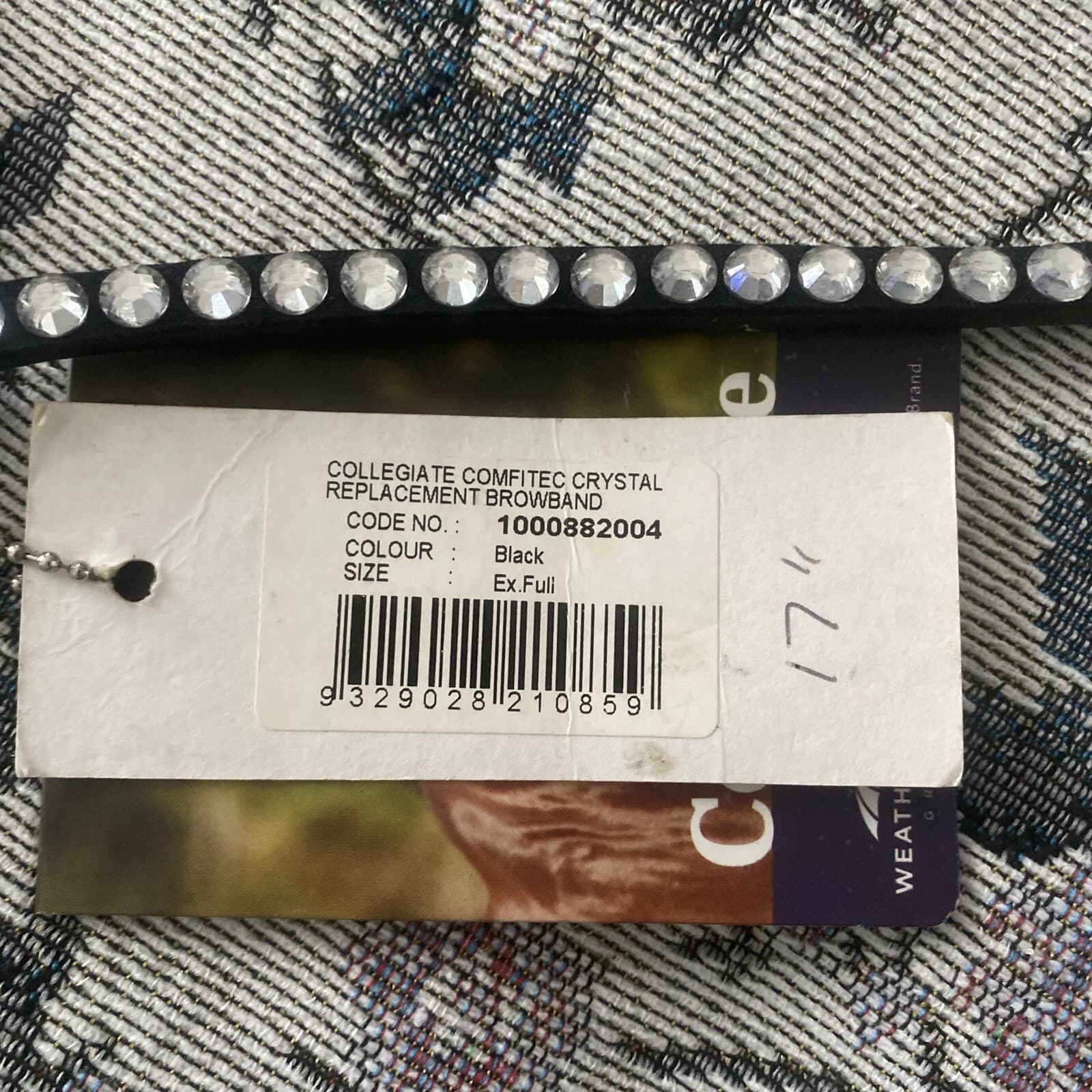 Collegiate ComFiTec Diamonte Wave Browband- Black- Full 3