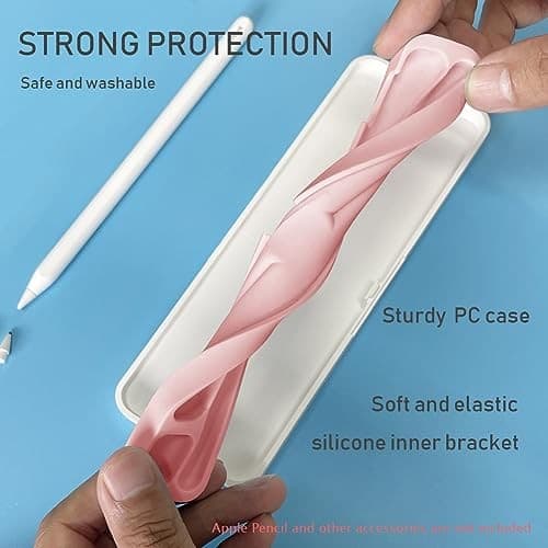 Case for Apple Pencil, Storage Case Design for Apple Pen 2nd/ Universal(Pink) 4