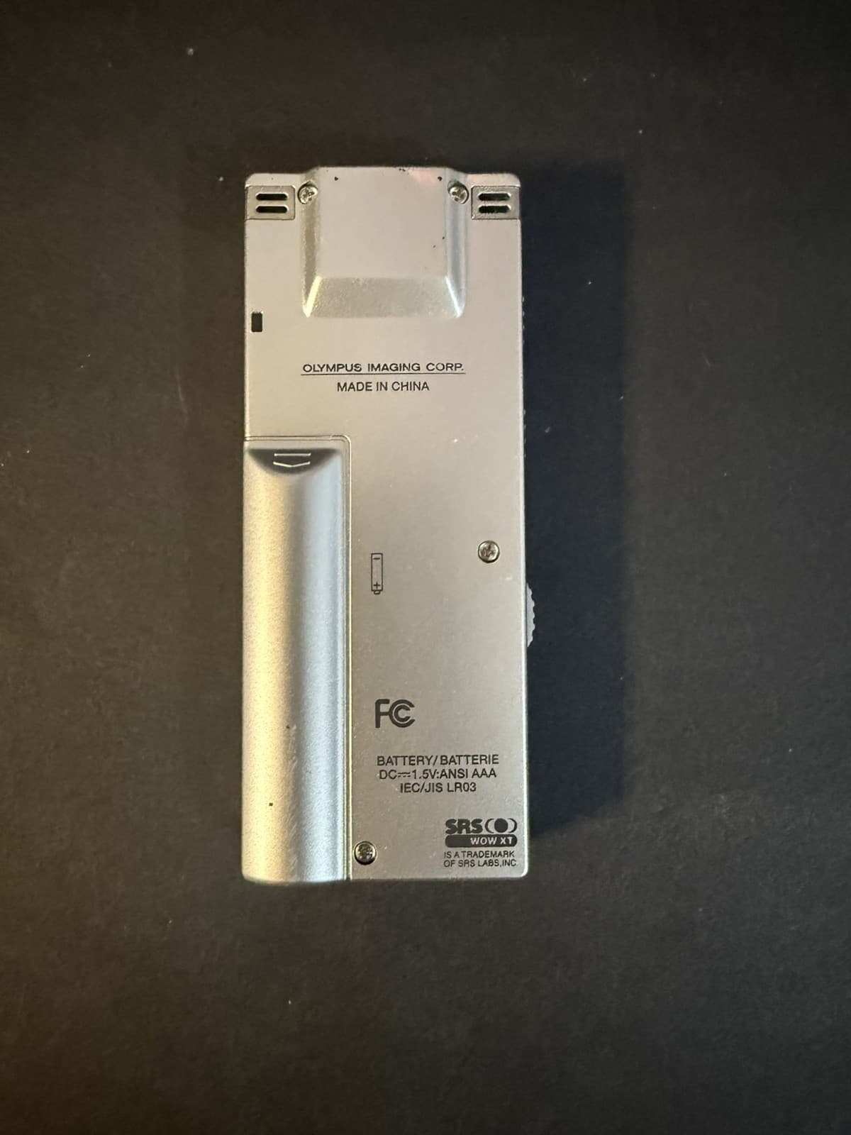 Olympus SRS WOW XT Handheld Digital Voice Recorder Works Battery Operated WS-500 3