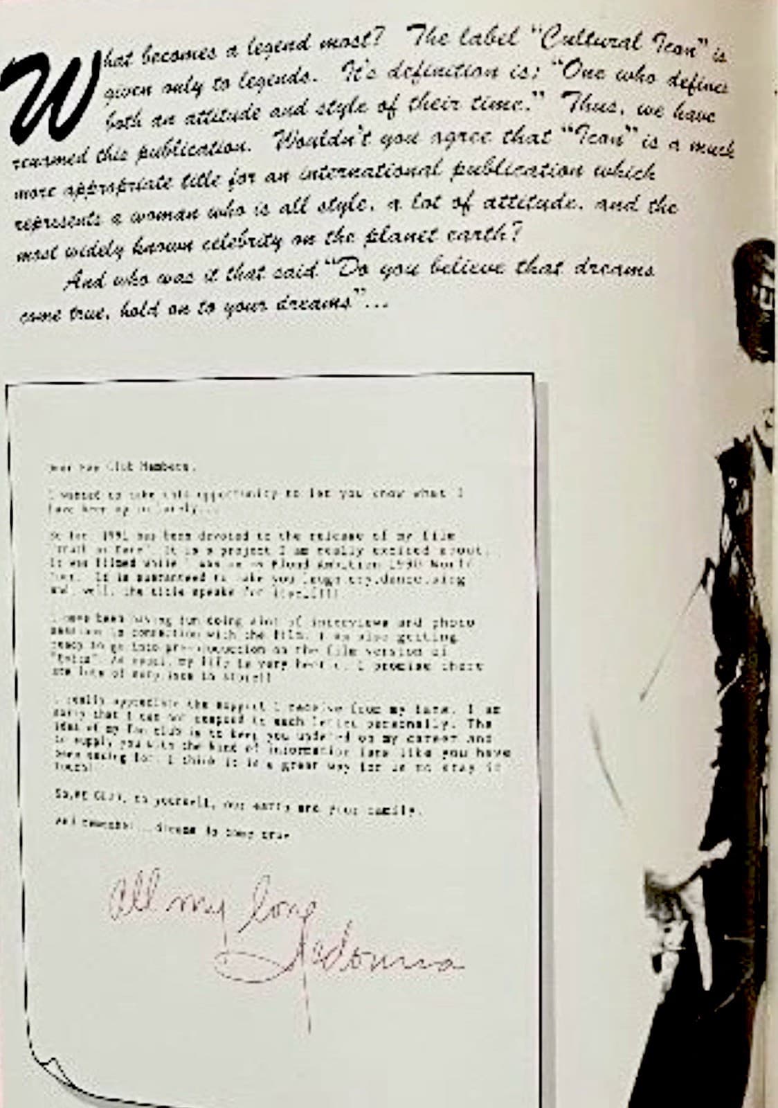 ⭐️MADONNA⭐️ Icon Fan Club Magazine 1991 Vol 1/Issue 3 ➡️ULTRA RARE‼️ 3