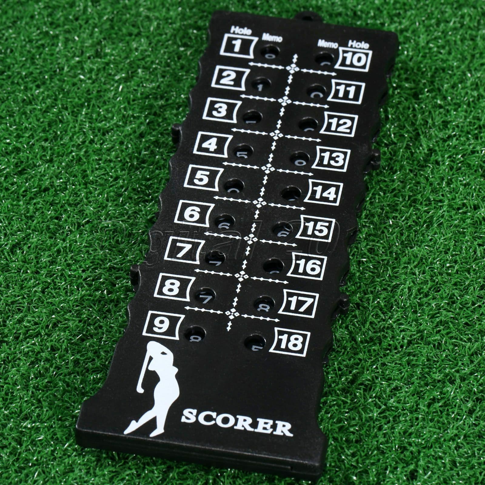 Plastic Golf 18 Hole Stroke Keeper Shot Score Counter Scoring Tally Key Chain 3