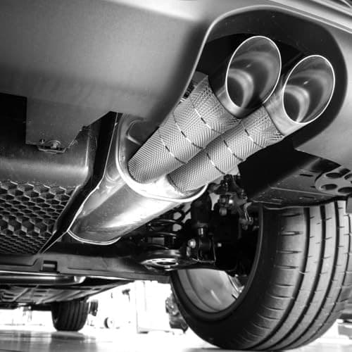  Exhaust Heat Shield Automotive,15”x 39” Embossed Aluminum Heat Shield Muffler  2