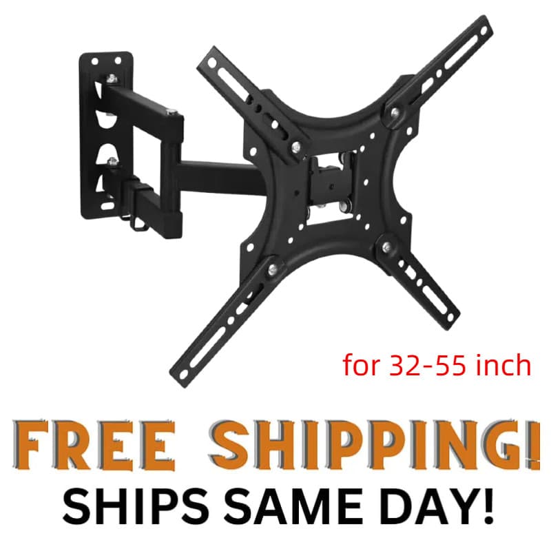 Universal TV Wall Mount Bracket Tilt for 32-55 inch Adjustable Bracket US STOCK 2