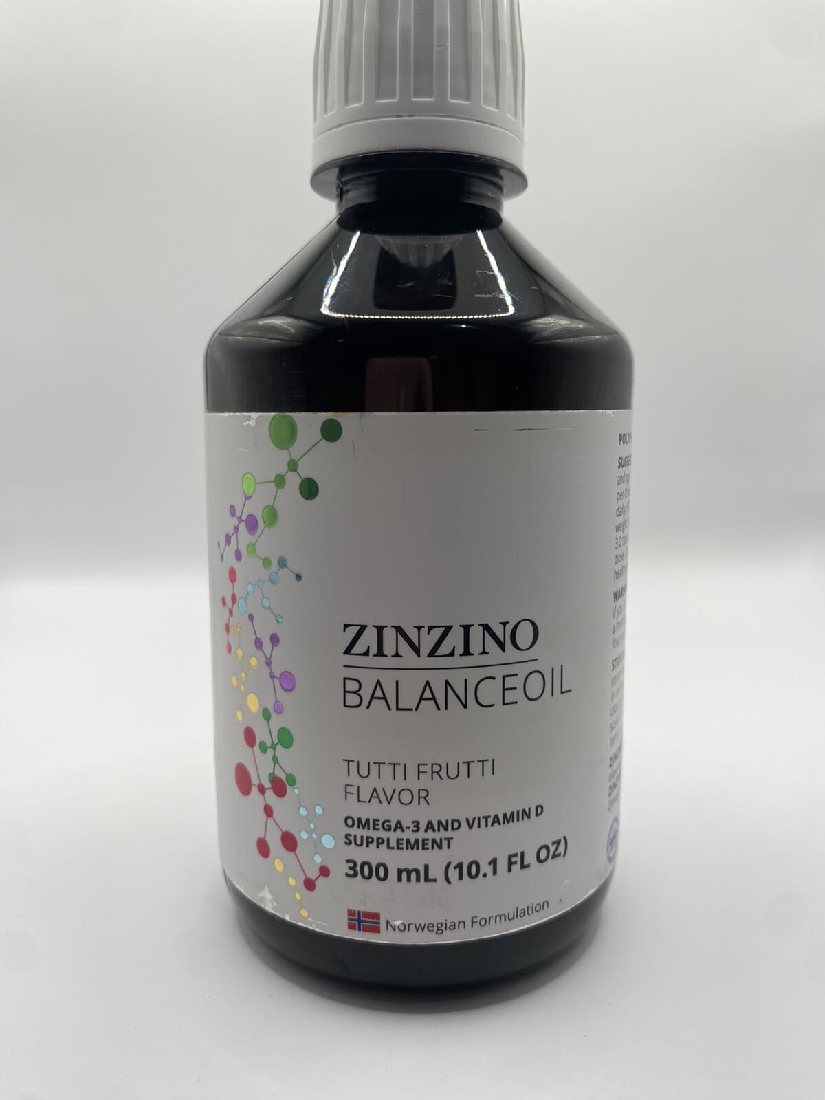 Zinzino - Balance Oil+ Tutti Frutti- 300 ml Exp 2/2027 (Ships from the US!)