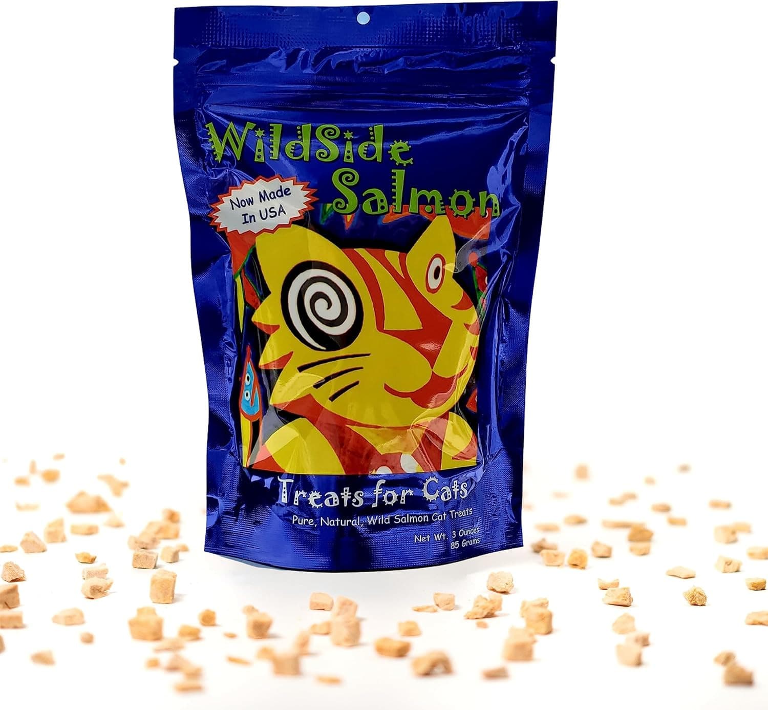 Salmon Cat & Dog Treats - 100% Wild-Caught Alaskan, Grain-Free, 3 oz 4