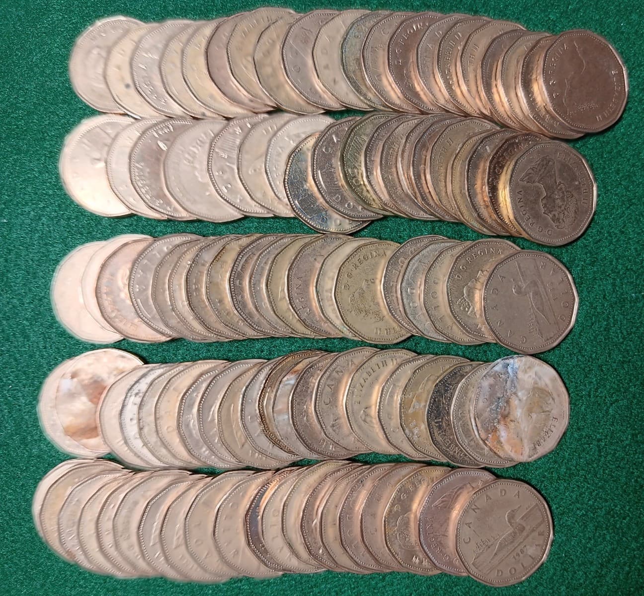 $151.40 FACE VALUE CURRENT CANADA COINS