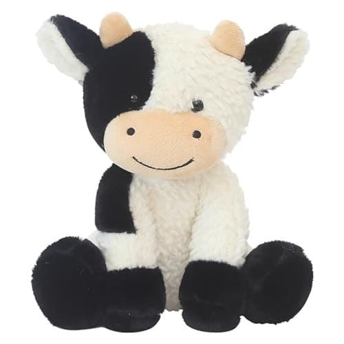 9 inches Cow Stuffed Animal Soft Plush Cute Cow Doll for Boys Girls Style 1 2