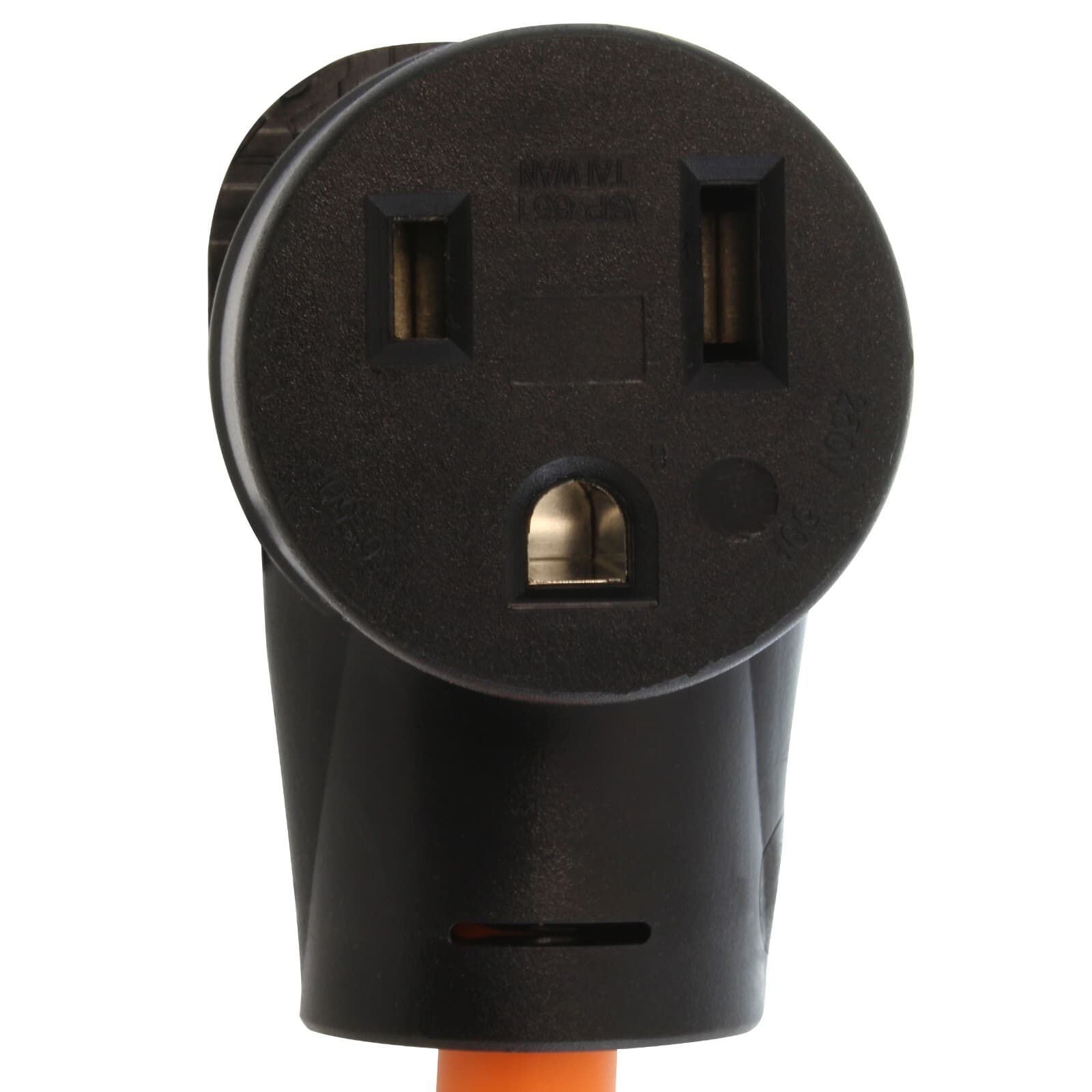 30 Amp NEMA L14-30 Male to 50 Amp NEMA 6-50 Female Adapter Cord by AC WORKS® 4