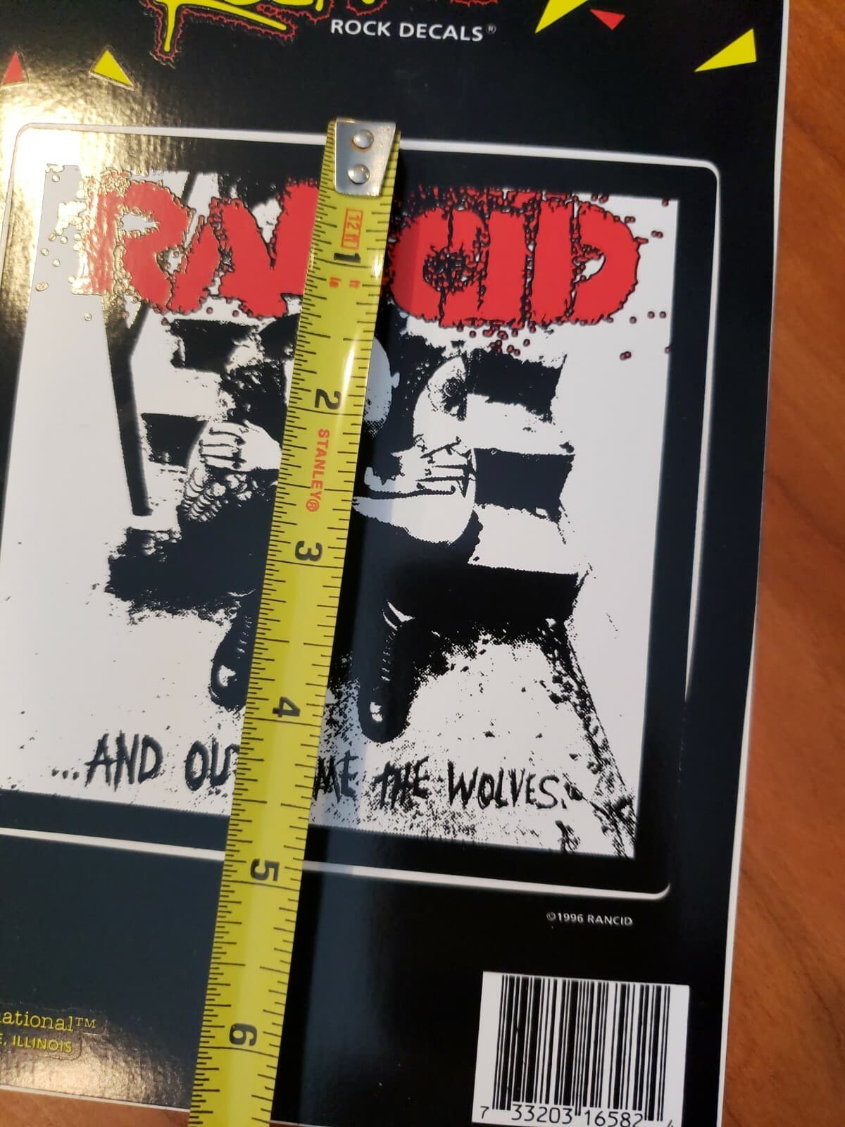 Rancid Sticker Decal NOS  6