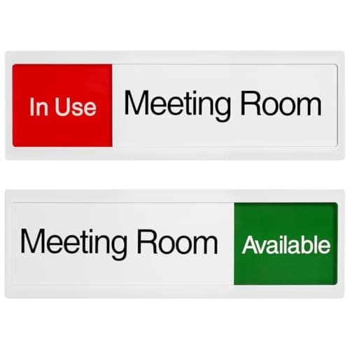  Practical Meeting Room Door Sign - In Use and Available Indicator - Sliding  2