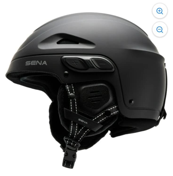 Sena Latitude SX Smart Snow/Ski Helmet, Built-in Speakers Mic Intercom, Black, M 2