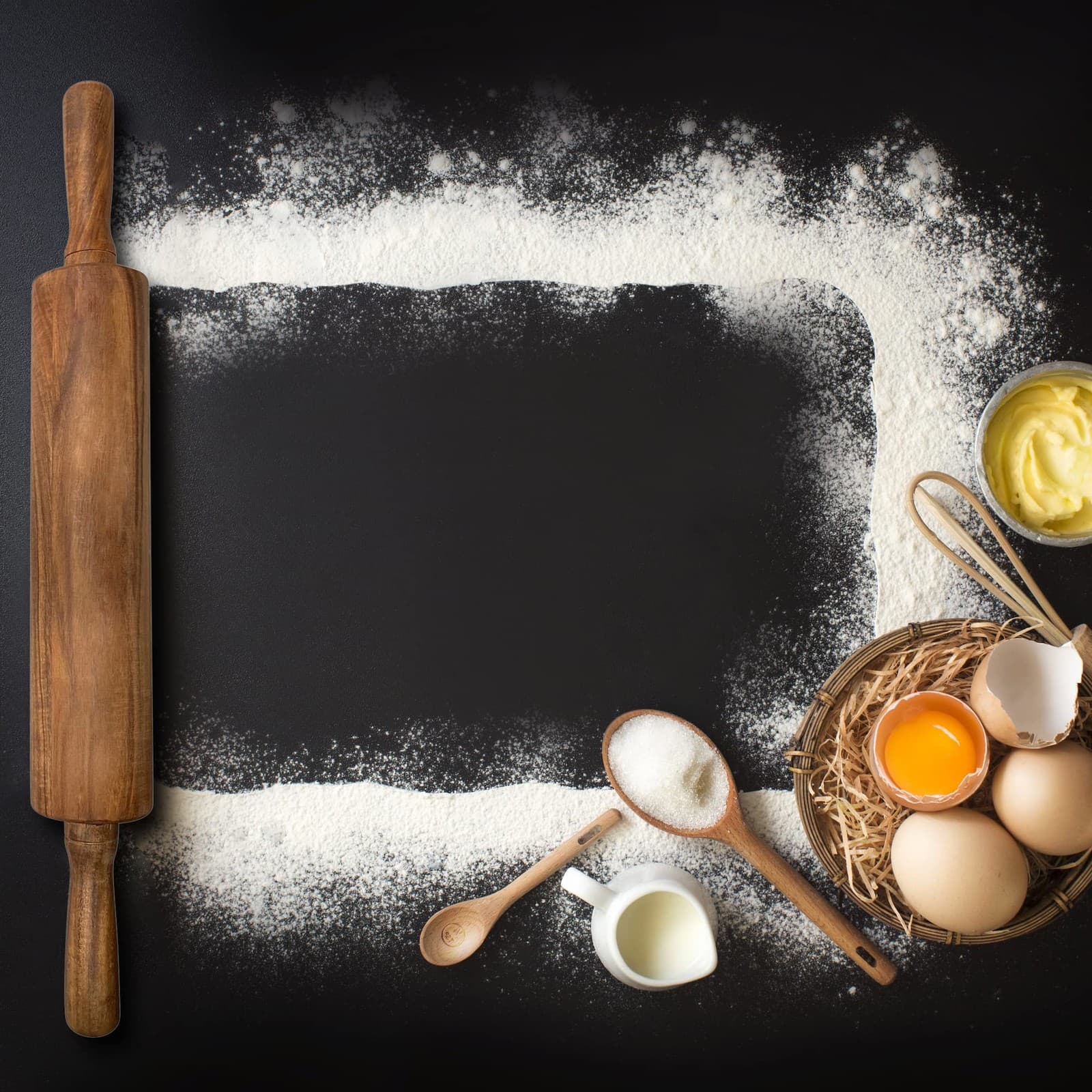 Acacia Wood Rolling Pine, 12 barrel x 2.75 5