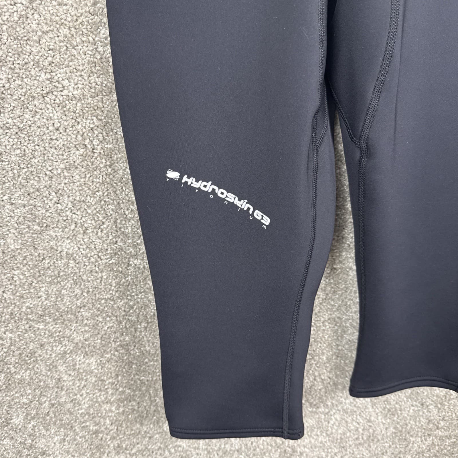 NRS Hydroskin G3 Titanium Wetsuit Pants Size M Scuba Neoprene Black 2