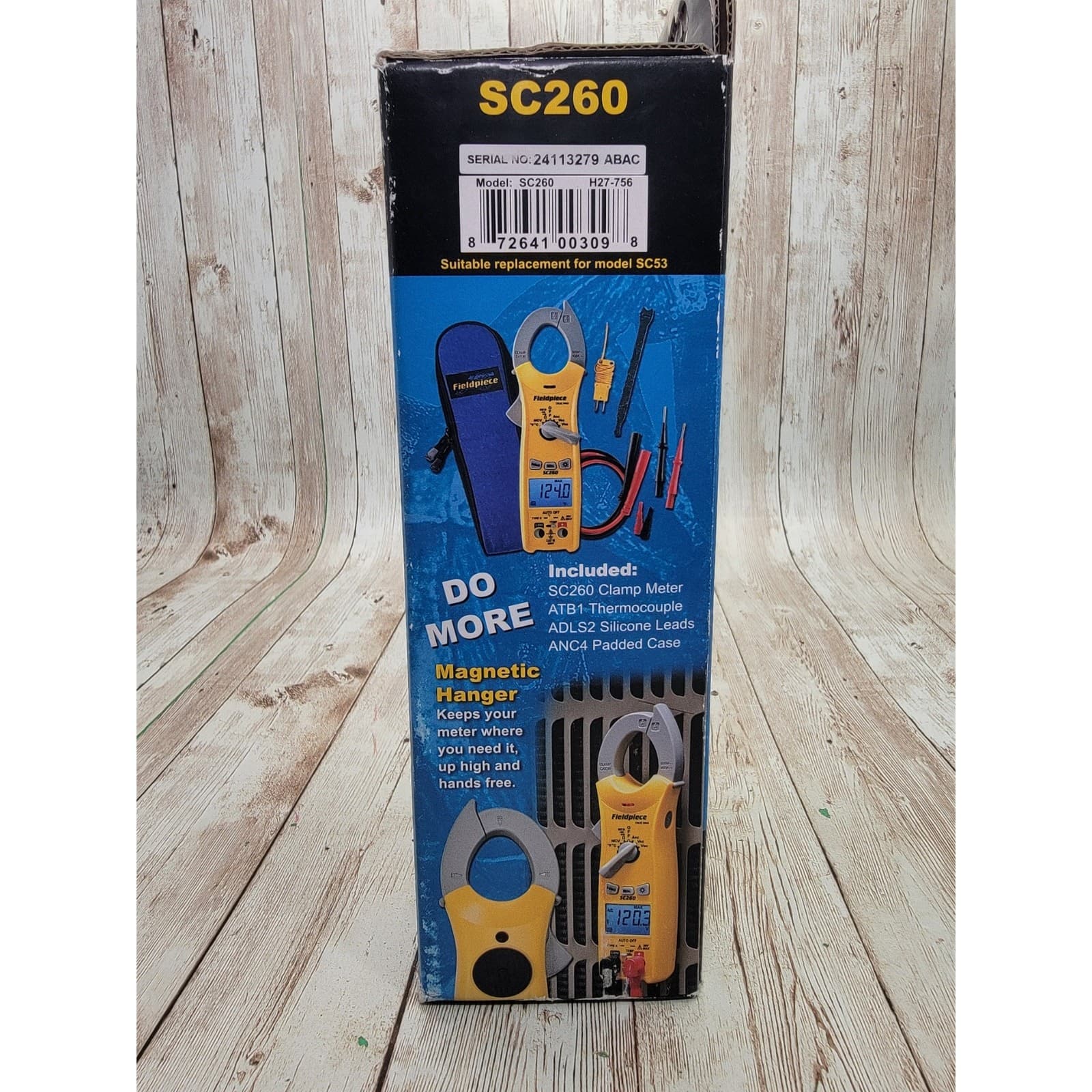 Fieldpiece SC260 Compact Clamp Meter True RMS HVAC Multimeter w/ Magnet in Back 2