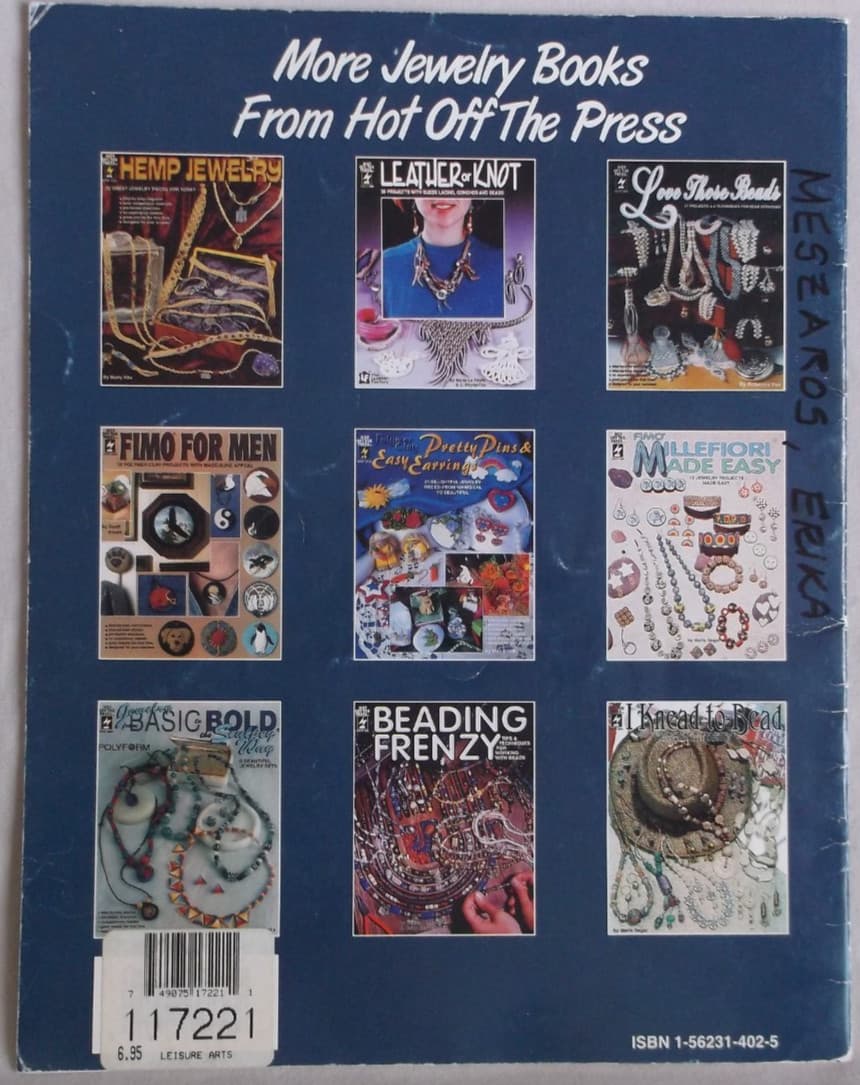 IT'S KNOT HARD hemp jewelry pattern leaflet 28 designs 1997 macrame 2