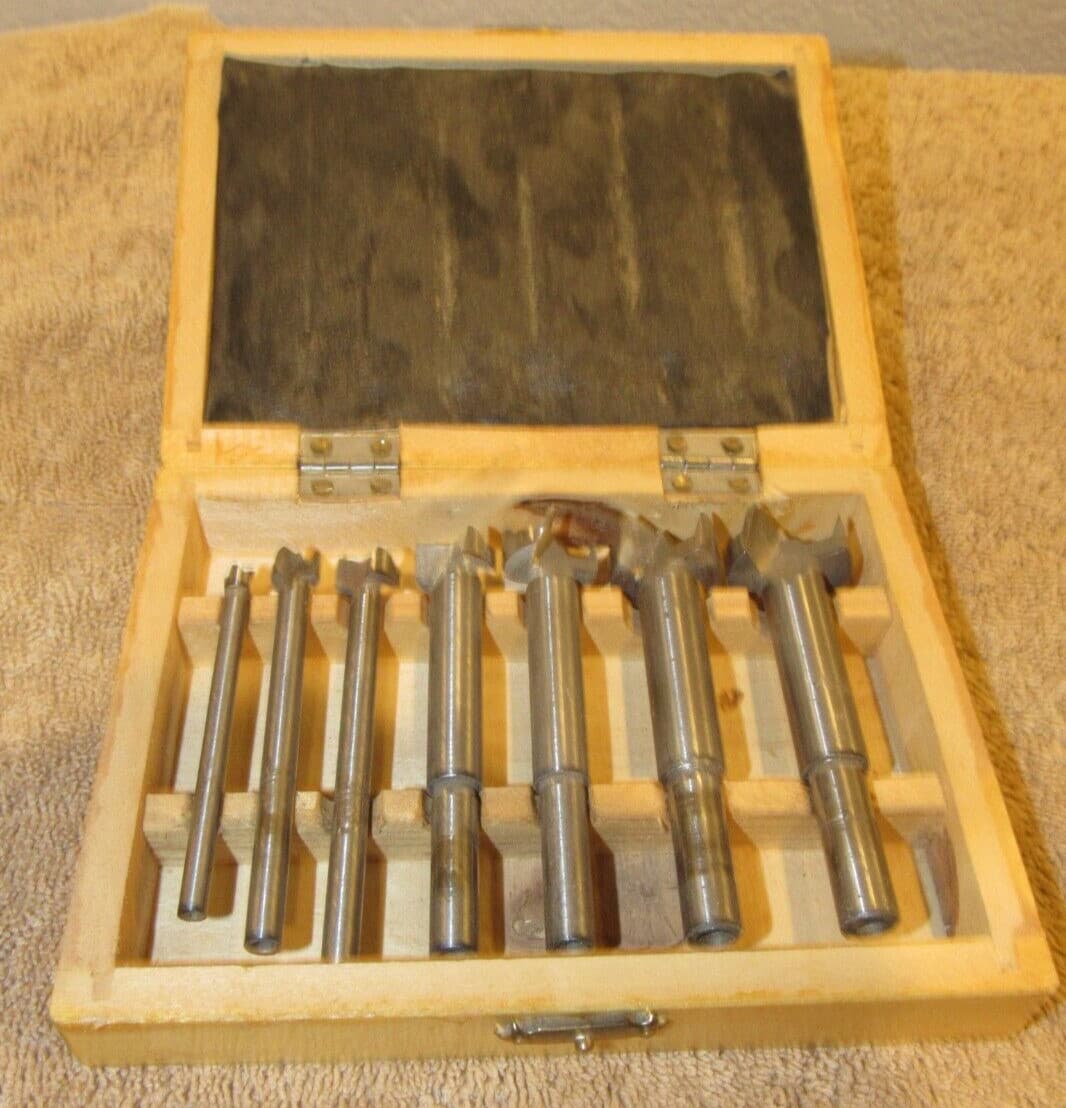 Forstner Bit 7-Piece Set - 1/4" to 1" 2