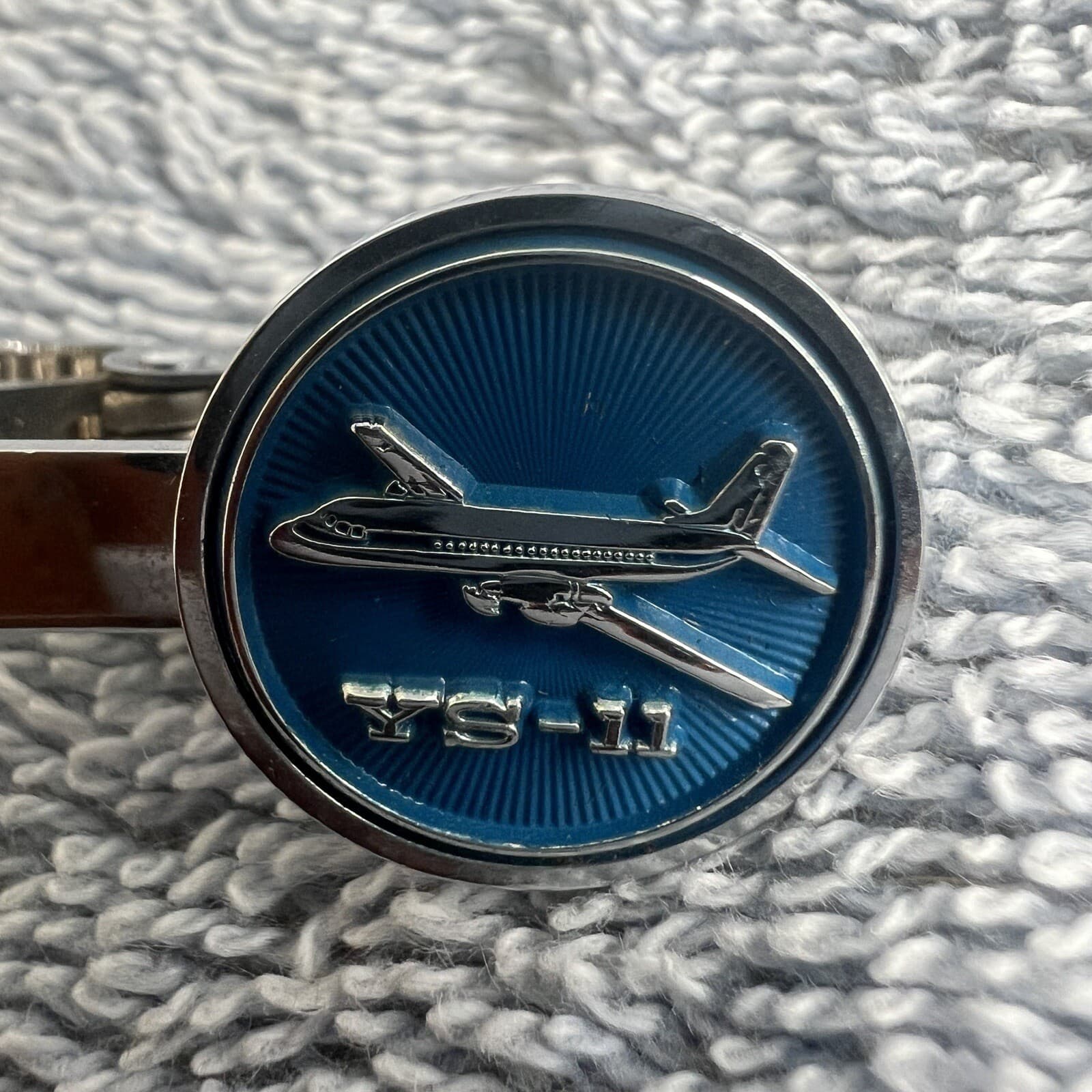 NAMC YS-11 Turboprop Pilot Necktie Pin Nihon Aircraft Manufacture Aviation Japan 5