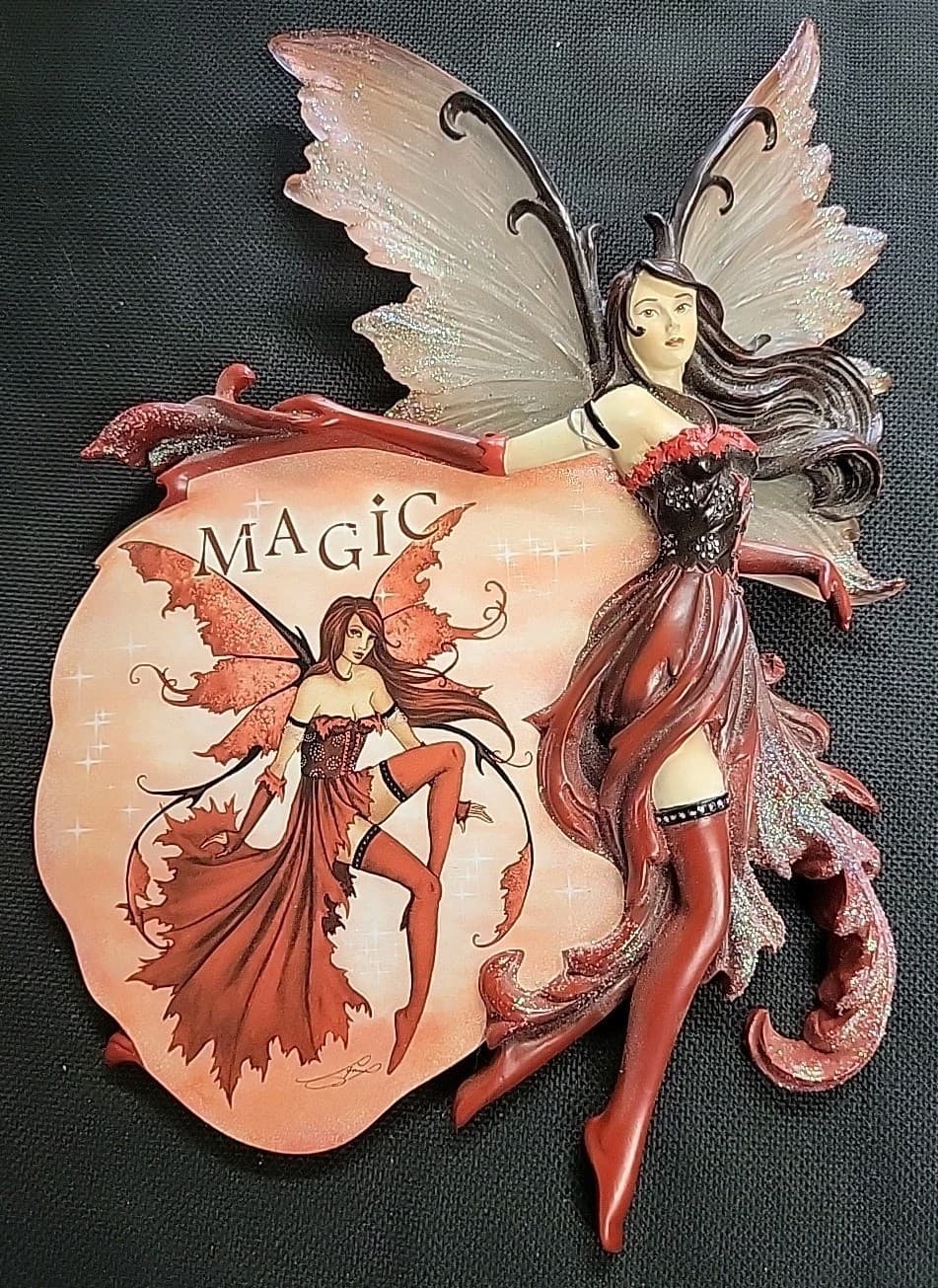 8 Realm Of Wonder Amy Brown Bradford Exchange Wall Plaques Very Nice Condition 2