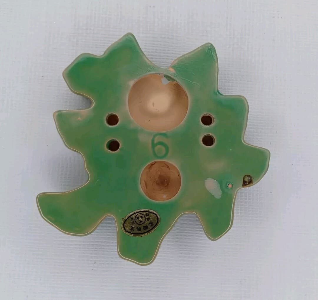 Green Ceramic Chinese Character Wall Hanging Decor Plaque 6