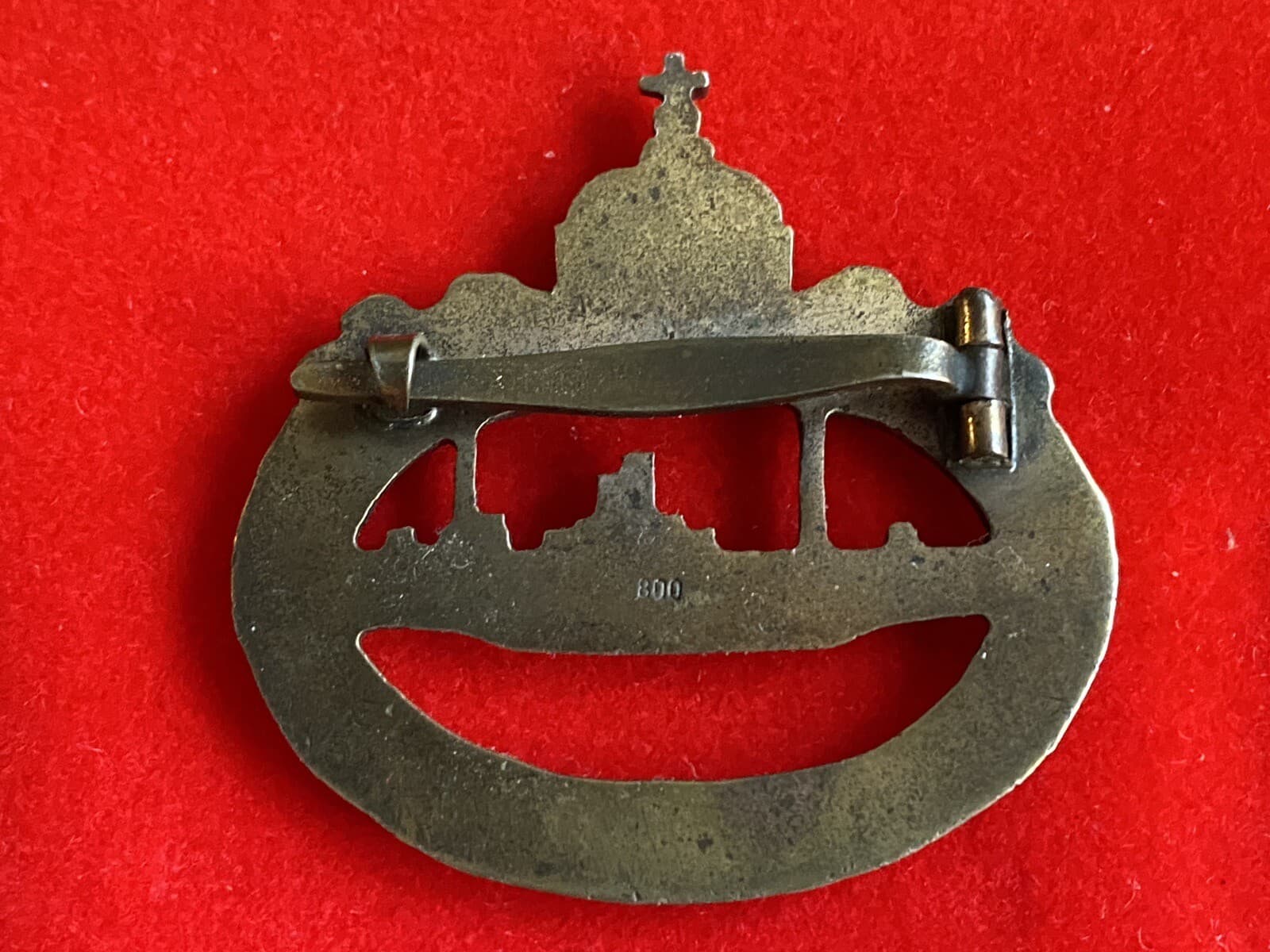 WWI Imperial German U-Boat Badge 800 Silver Private Purchase 2