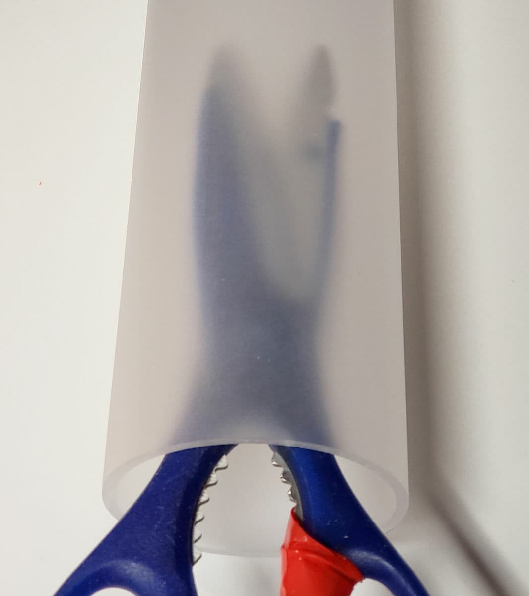 1 PC CLEAR FROSTED ACRYLIC PLEXIGLASS TUBE 3” OD 2 3/4" ID DIAMETER 8” INCH LONG 4