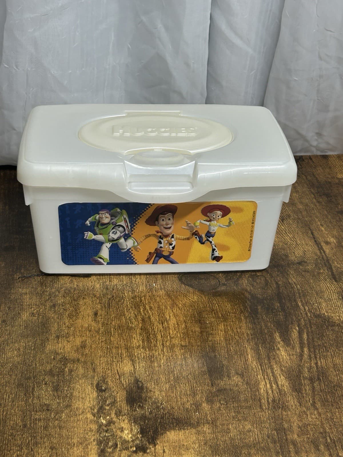Disney Pixar Toy Story Huggies Baby Wipes Container Pop Up Refillable Empty