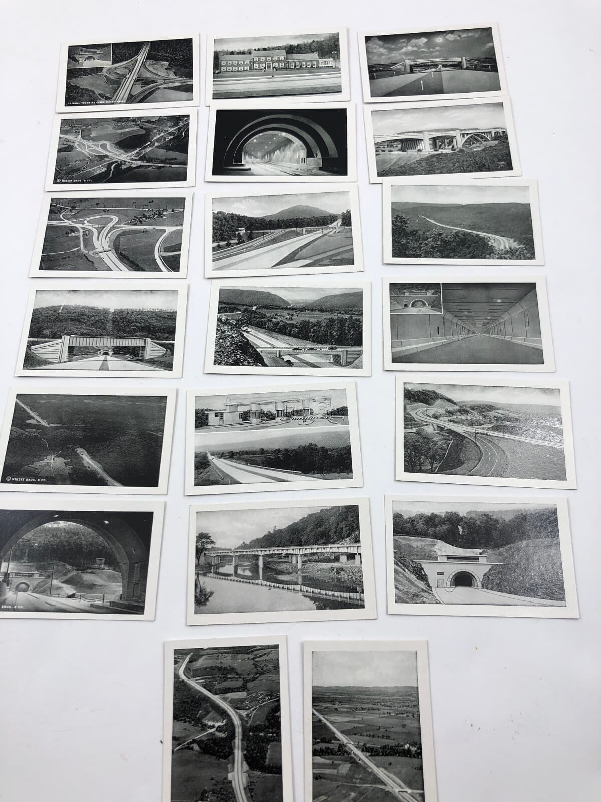 Vintage Pennsylvania Super Highway Real Photo Mini Postcard 20 Pack Pictures  3