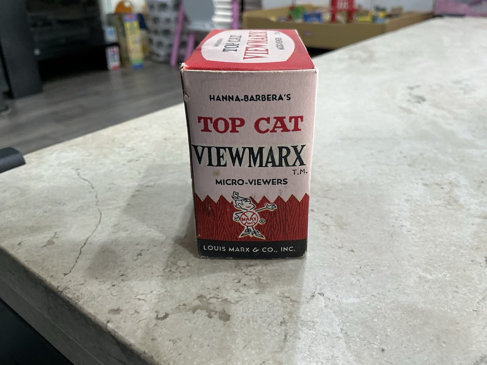 1962 MARX TOP CAT VIEWMARX MICRO-VIEWER HANNA BARBERA HONG KONG MINT IN BOX 2