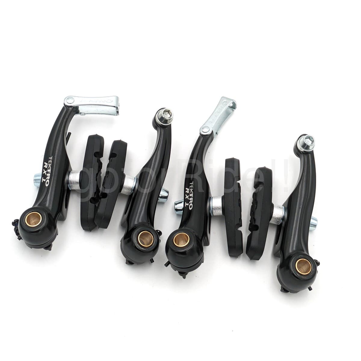 TEKTRO RX1 Mini-V-Brake Cyclocross Canti Brake Set Front+Rear 20.5-36.5mm, Black 3