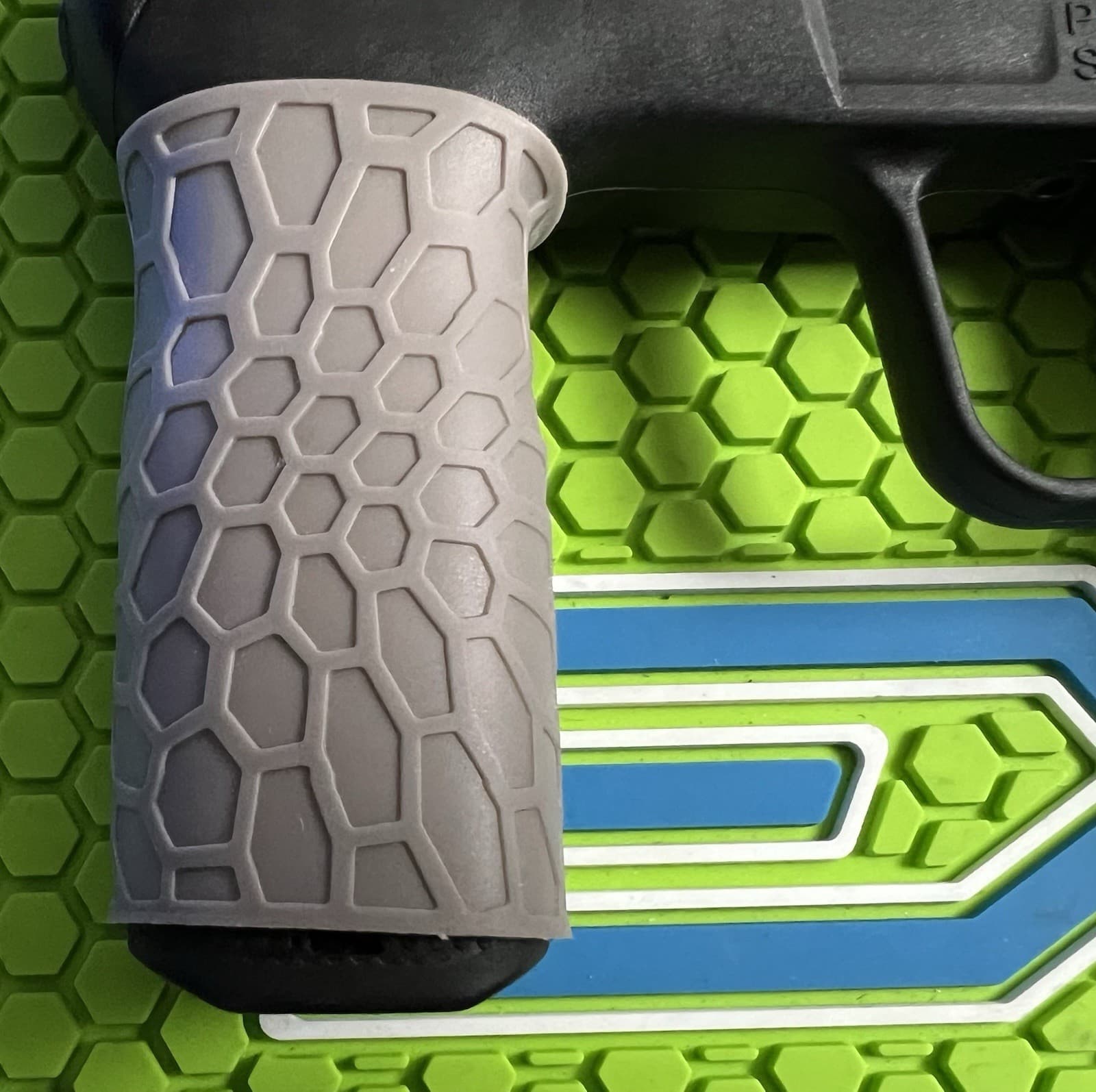 PLANET ECLIPSE EMEK ETHA 2/3 RUBBER WEB FOREGRIP COVER- GREY - NEW - GRIPS 6