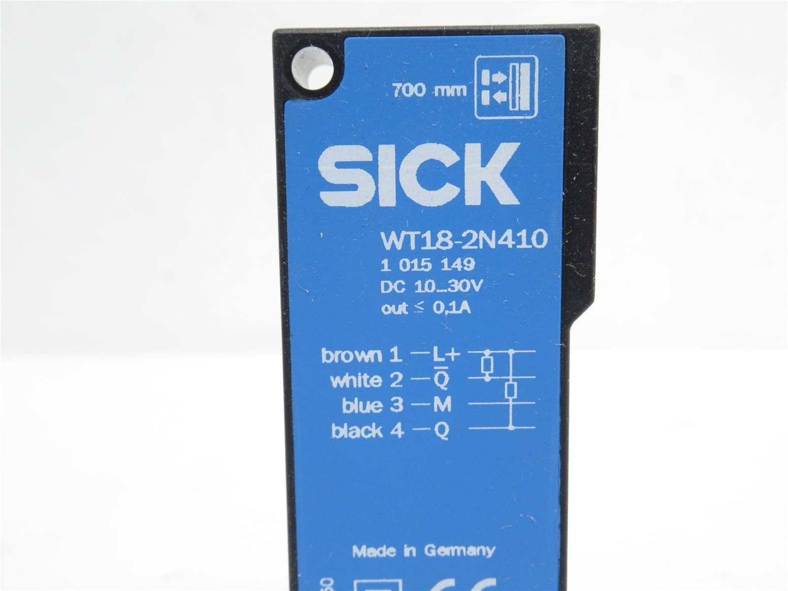 228238 New-No Box; Sick WT18-2N410 Photo Sensor 1015149; 10-30VDC; 10-1000mm 2