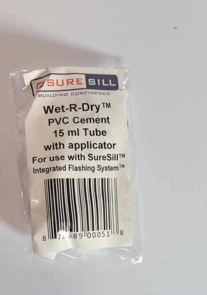 PACK OF 20 Wet-R-Dry PVC Cement for SureSill Products WITH APPLICATOR 15 ml Tube 2