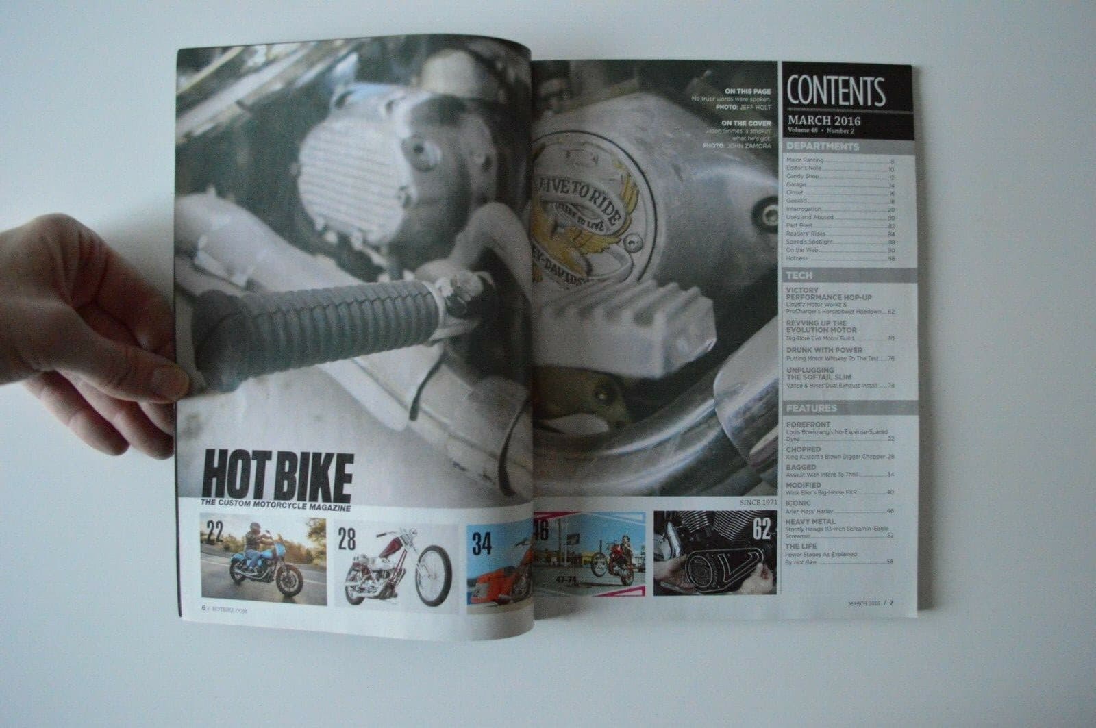HOT BIKE March 2016 Victory Lloyd'z Motor Workz 2