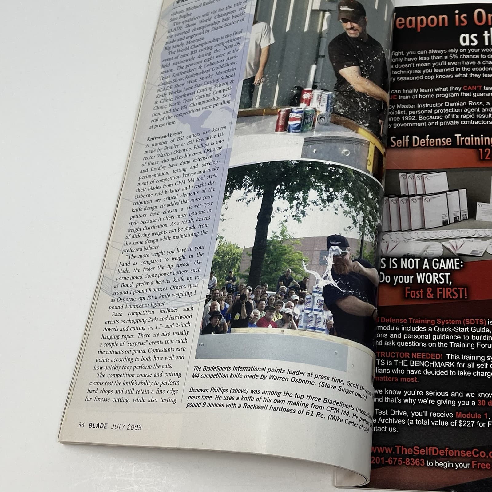 2009 Blade Knives Knife Magazine Mountain Man Joe Pantoliano John Colter 6