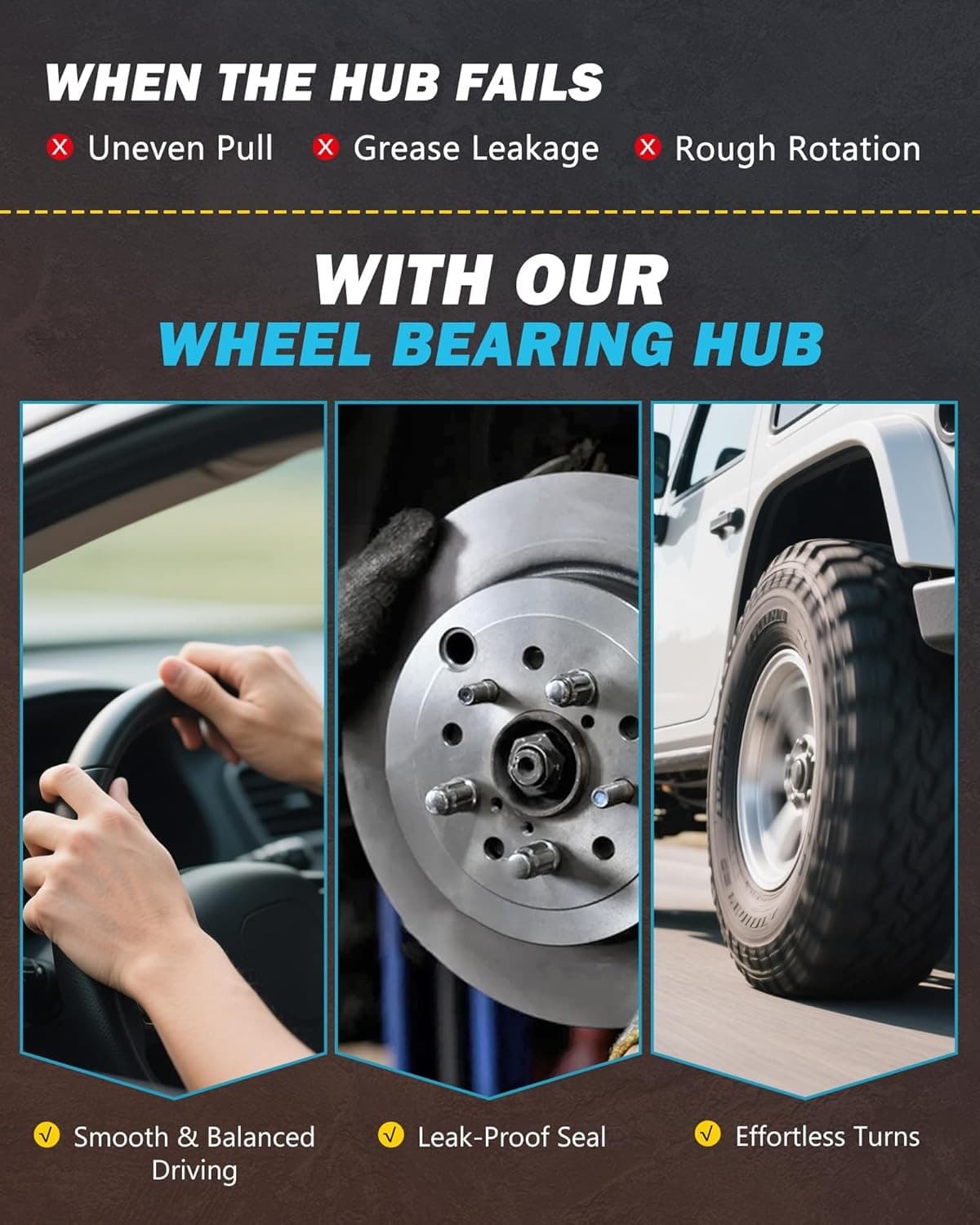 Front Wheel Bearing Hub Assembly for 2011 - 2014 Chrysler200  Sebring Cirrus 5