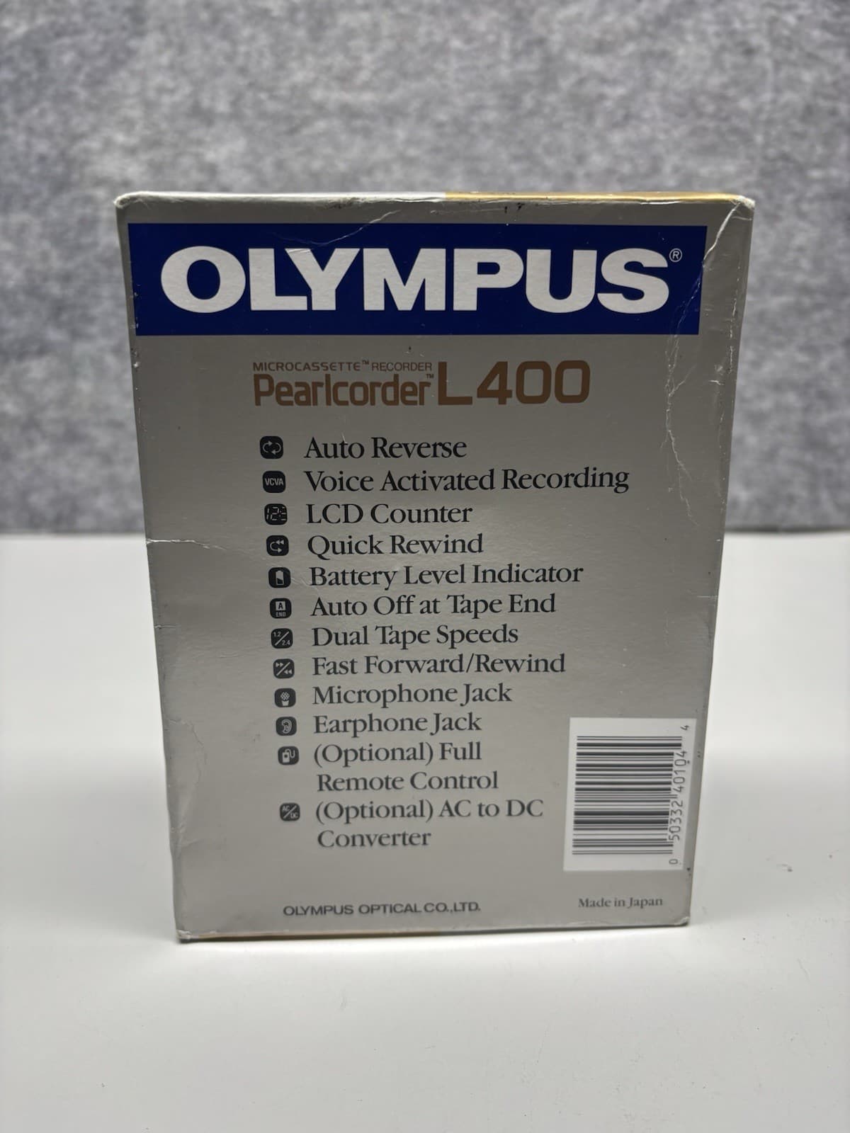 Olympus Pearlcorder L400 Microcassette Recorder Ultra Compact Tested Works Great 2