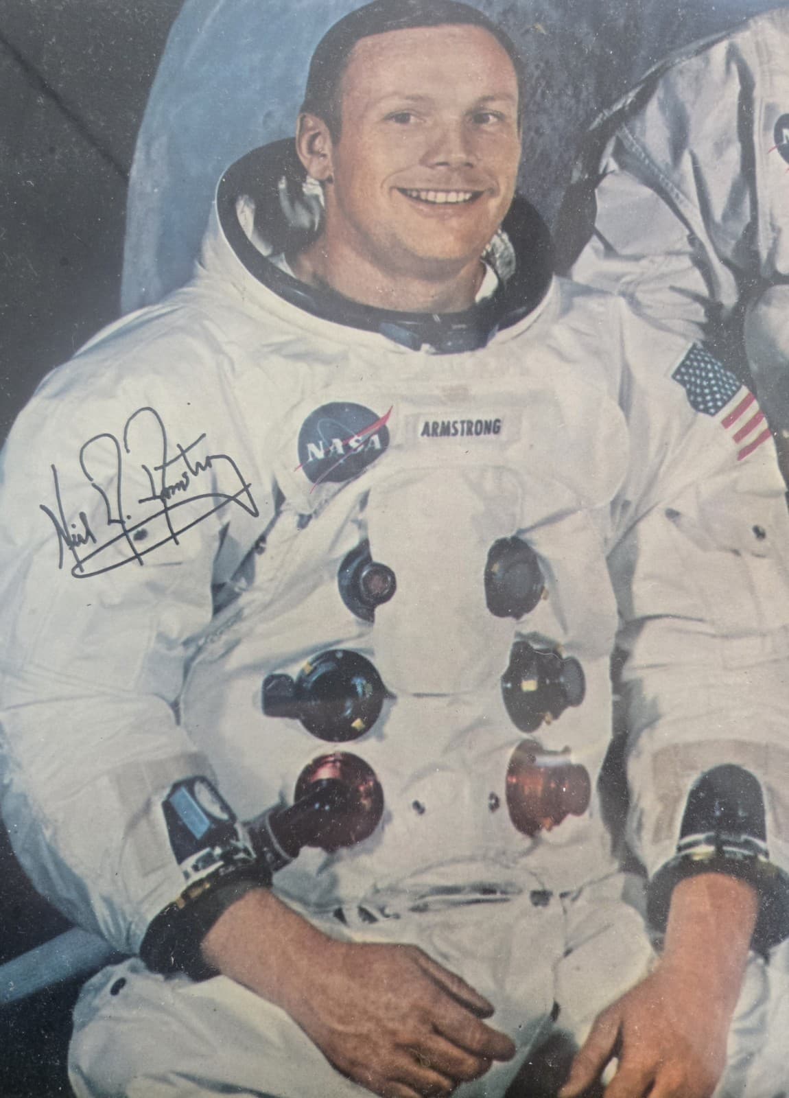 1969 Original Signed Poster  APOLLO 11 NASA Moon, Armstrong, Aldrin Collins 3