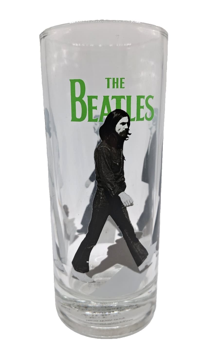 The Beatles Abbey Road Paul George John Ringo Glass  Bar Tumbler 6" Apple Corp