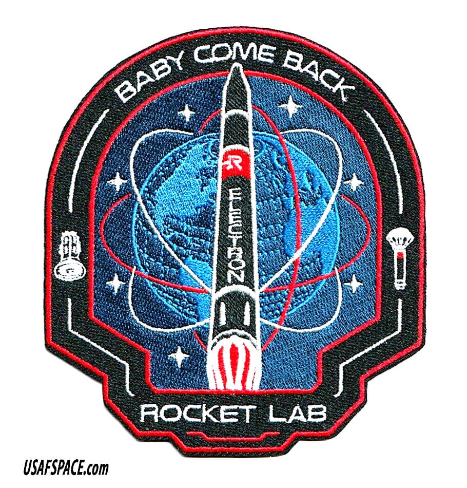 ROCKET LAB 38-Baby Come Back-ELECTRON-Launch-NASA-BlackSky-SPACE Mission PATCH 3