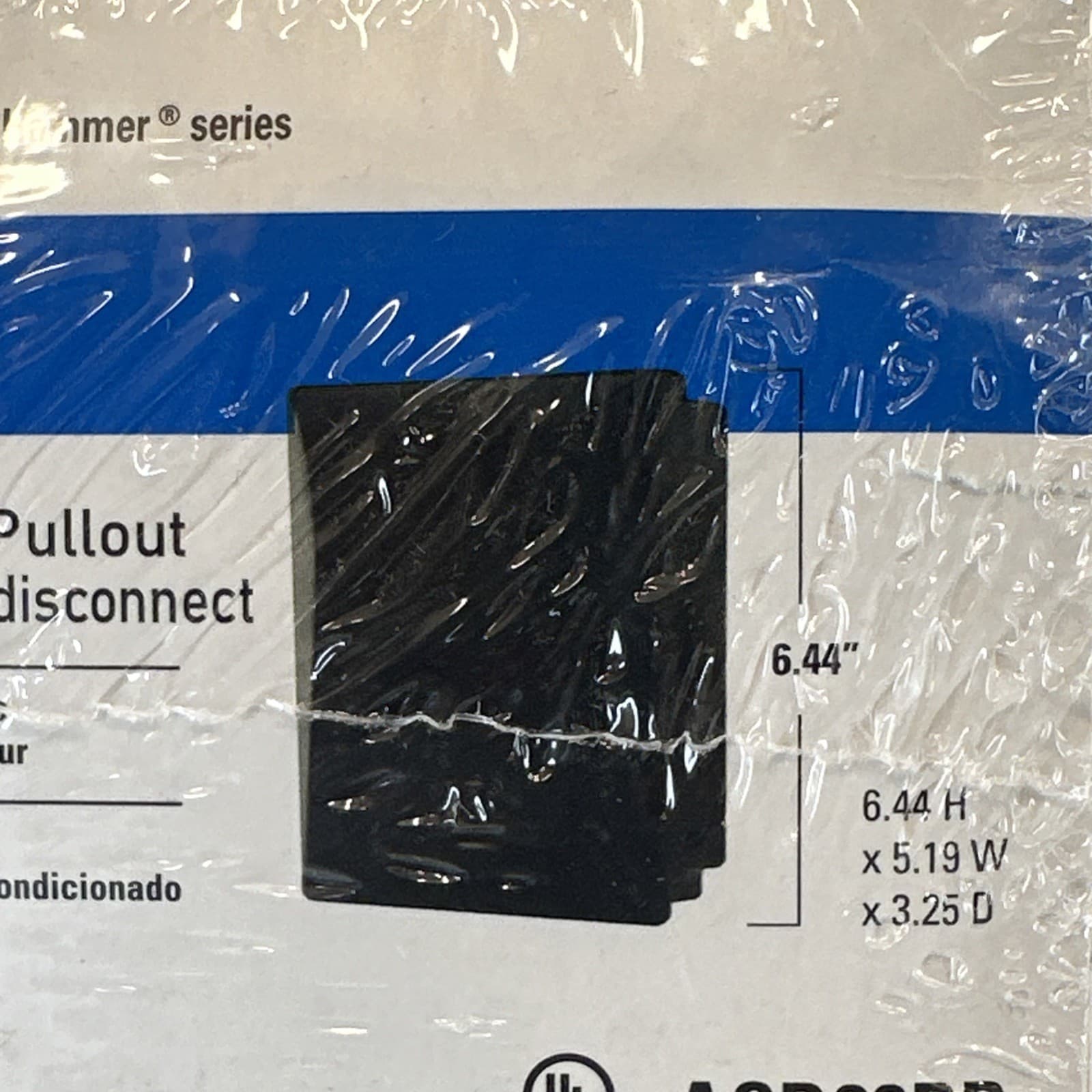 Eaton Non-Fusible Pullout Air Conditioner Disconnect 60A 240V ACD60RP 6
