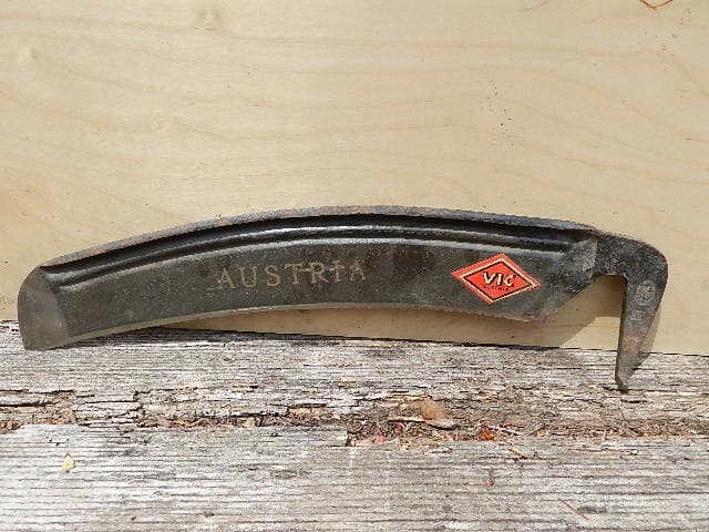 VINTAGE NEW OLD STOCK Vic AUSTRIA 20" scythe w/ sticker label 4