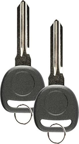 Replacement Ignition Transponder Uncut Key Compatible with ID 46 Set of 2 2