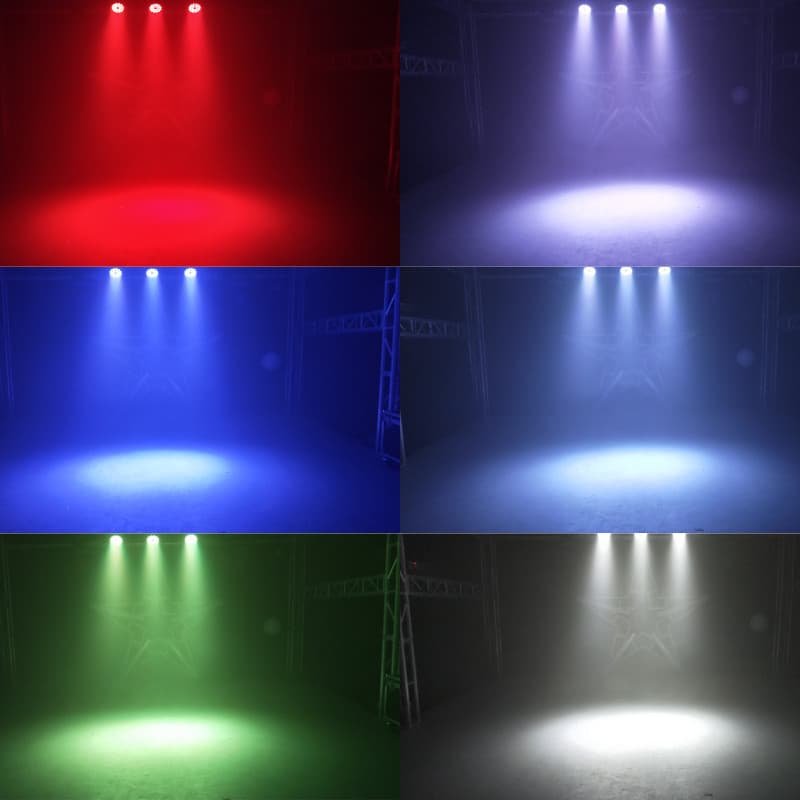8PCS 18x18W RGBWA UV Aluminum Alloy Par Lighting LED Stage Light DMX Party DJ 5