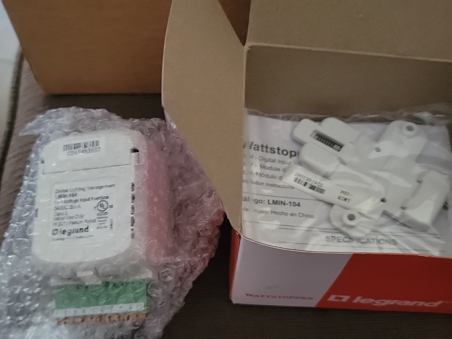 WattStopper LMIN-104 Low Voltage Interface 24VDC White, New In Box  3