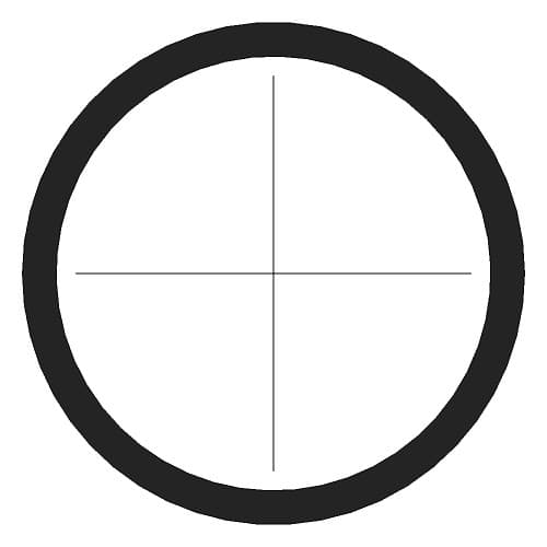 Agena 1.25" 24mm Reticle Eyepiece with Focusable Single Crosshair 2